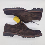 BLUCHER EN SERRAJE MARRÓN Y PISO VIBRAM - 74603