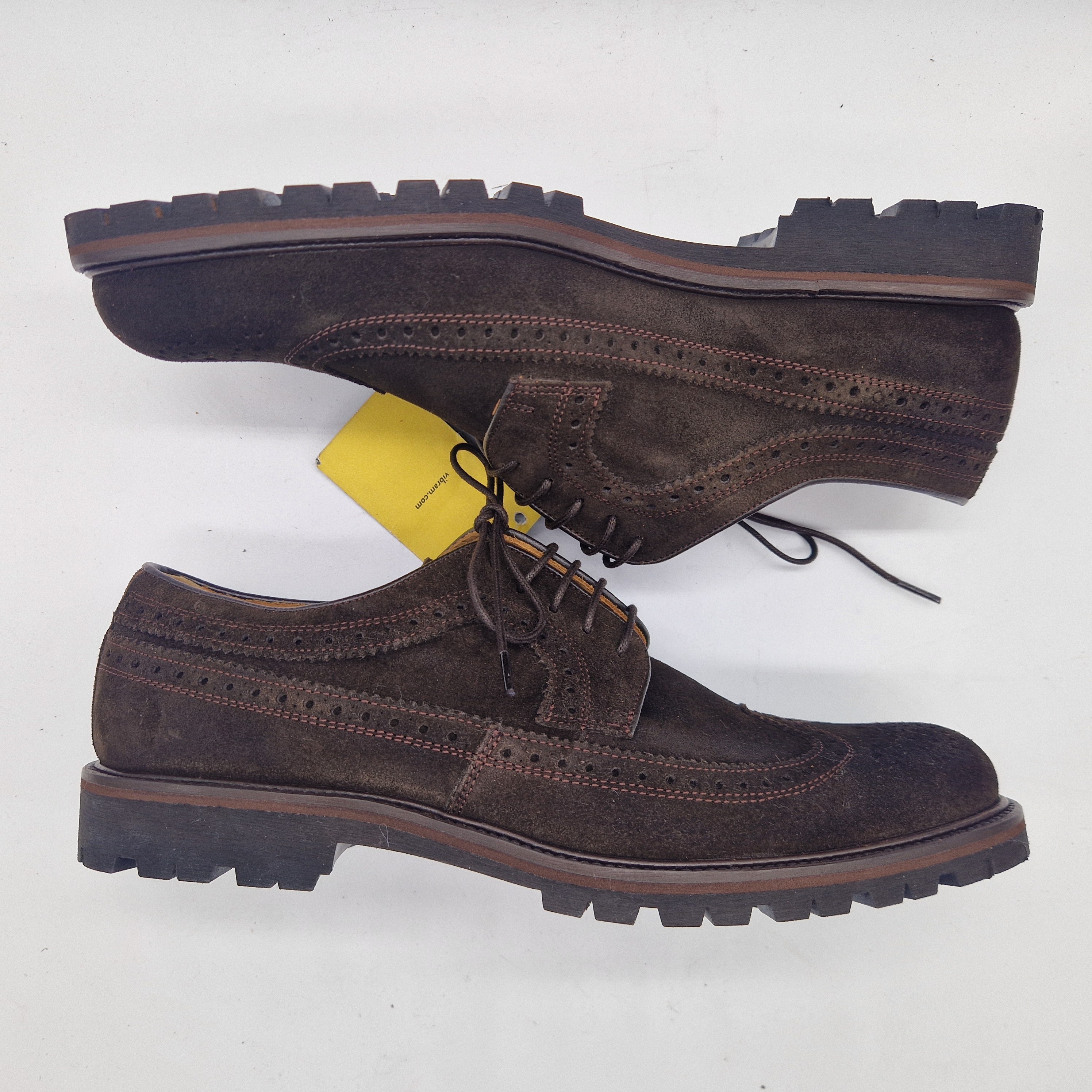 BLUCHER EN SERRAJE MARRÓN Y PISO VIBRAM - 74603