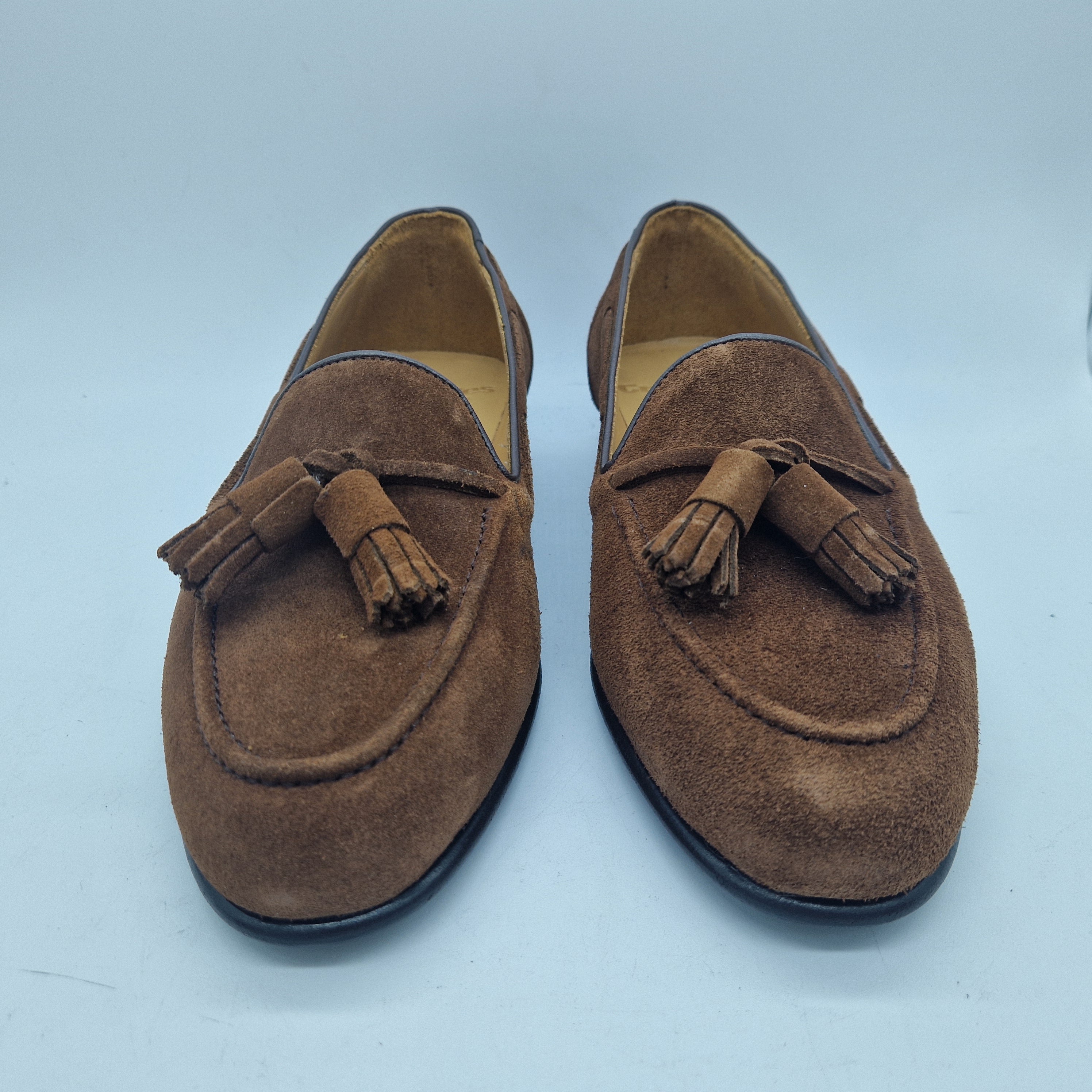 MOCASÍN BORLAS EN SERRAJE CUERO - 74620