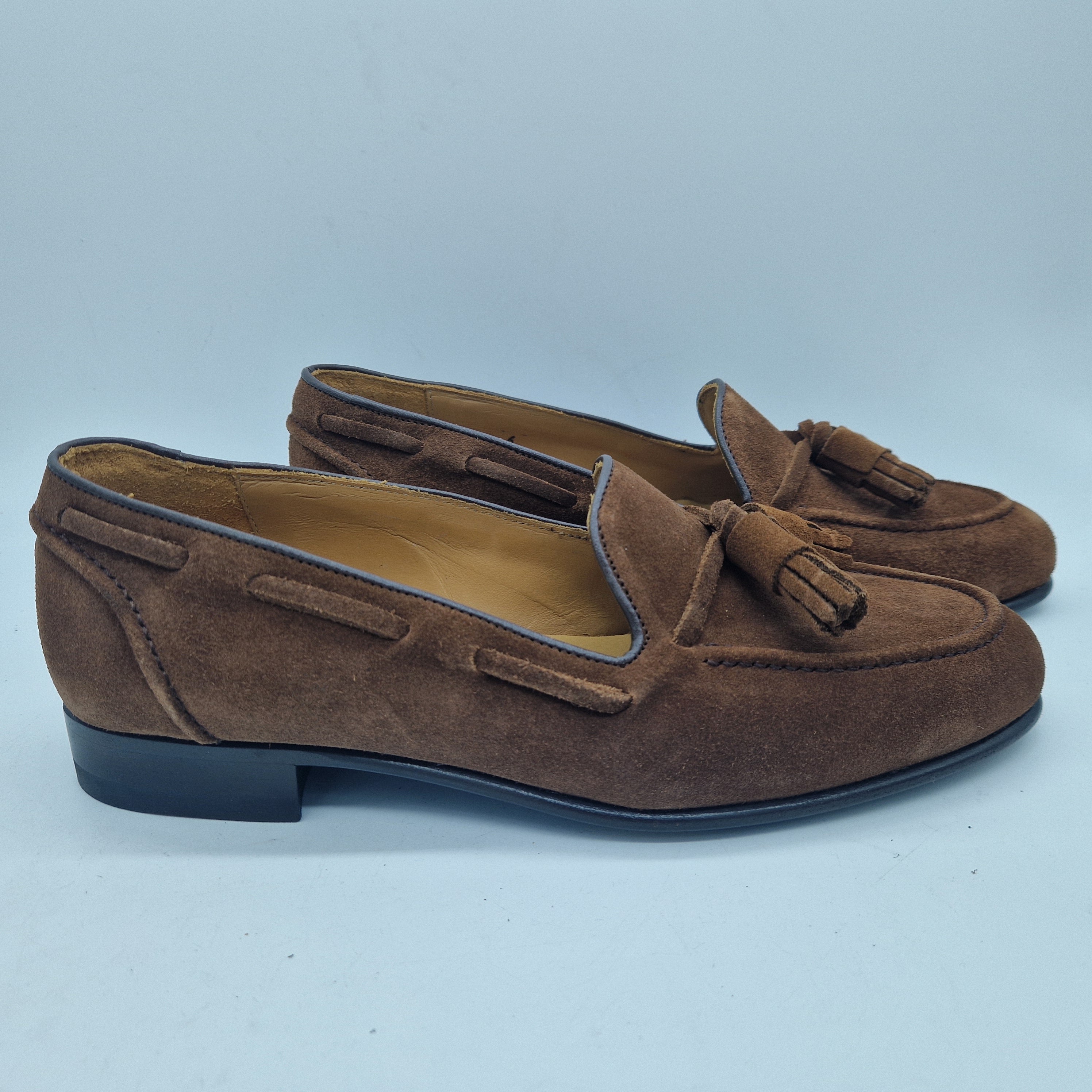 MOCASÍN BORLAS EN SERRAJE CUERO - 74620