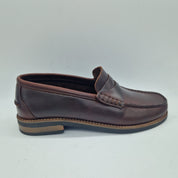 MOCASÍN EN PIEL BURDEOS - 75349