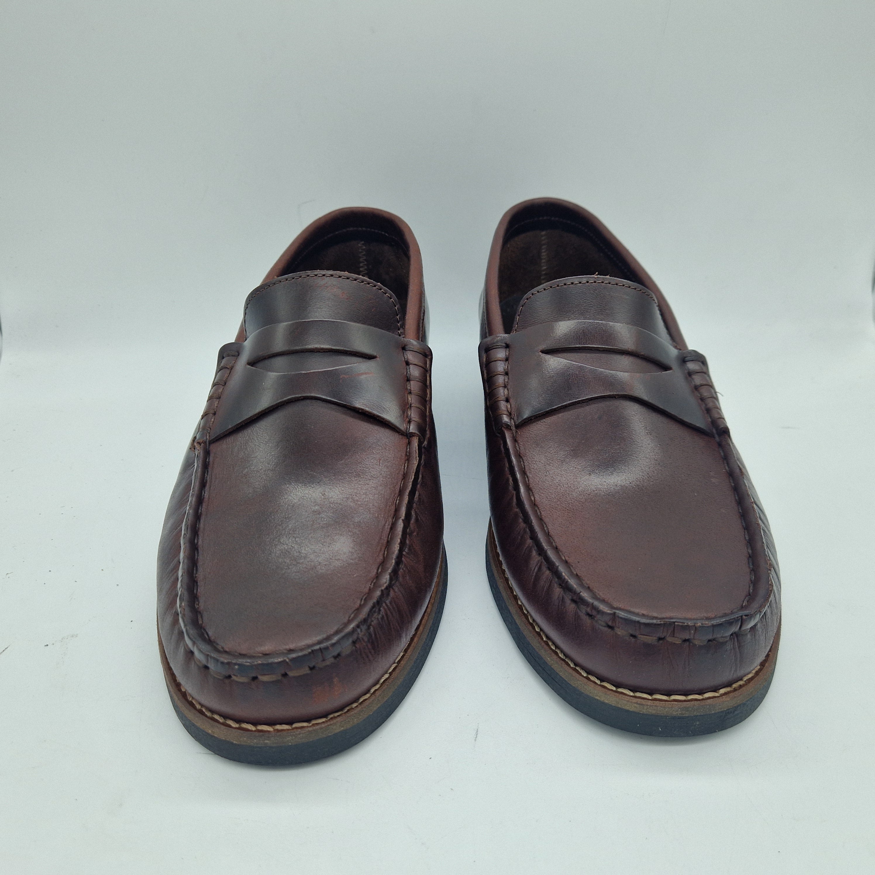 MOCASÍN EN PIEL BURDEOS - 75349