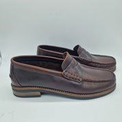 MOCASÍN EN PIEL BURDEOS - 75349