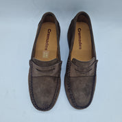 MOCASÍN EN SERRAJE MARRÓN - 75351