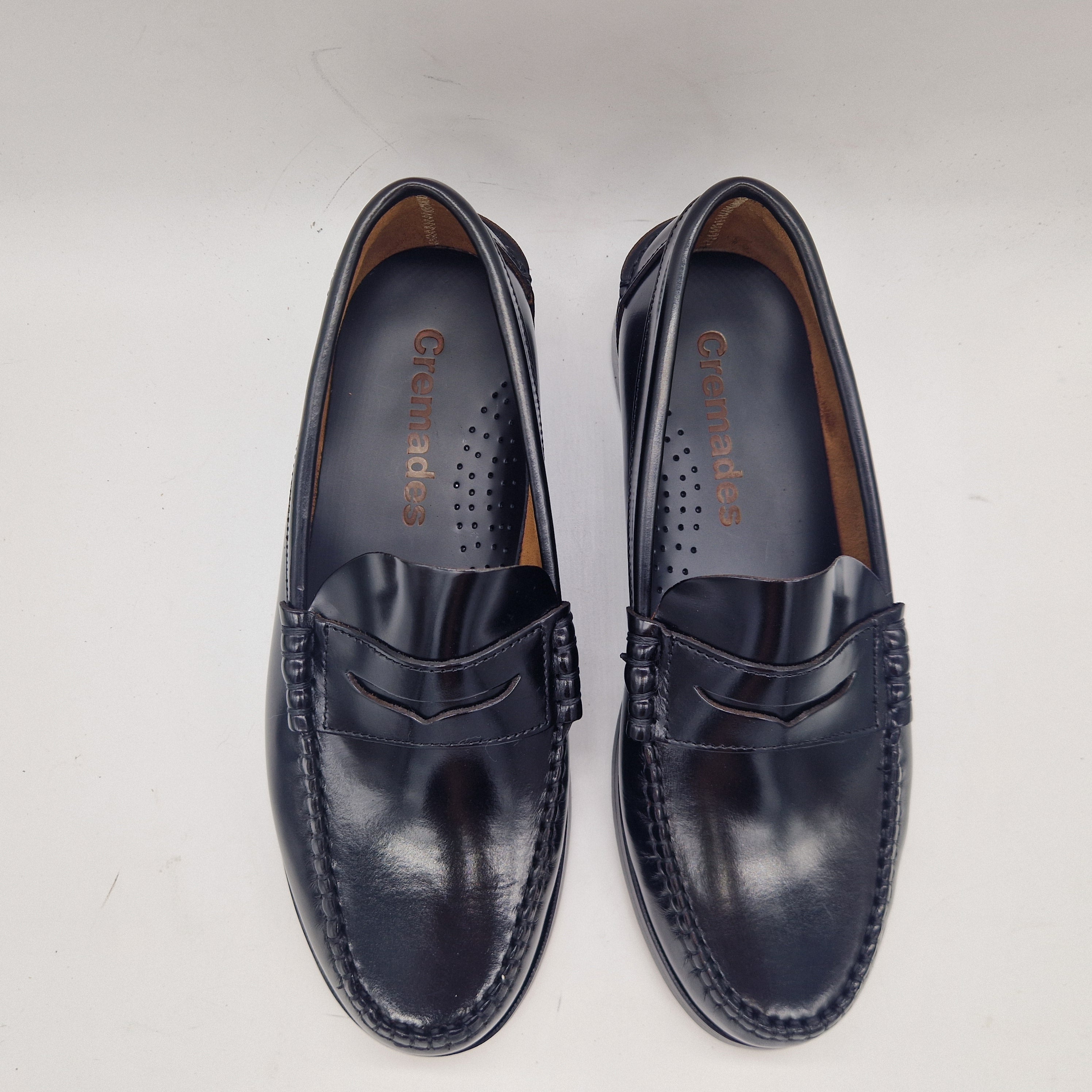MOCASÍN EN PIEL NEGRA - 75352
