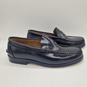 MOCASÍN EN PIEL NEGRA - 75352