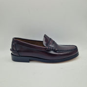 MOCASÍN EN PIEL BURDEOS - 75353