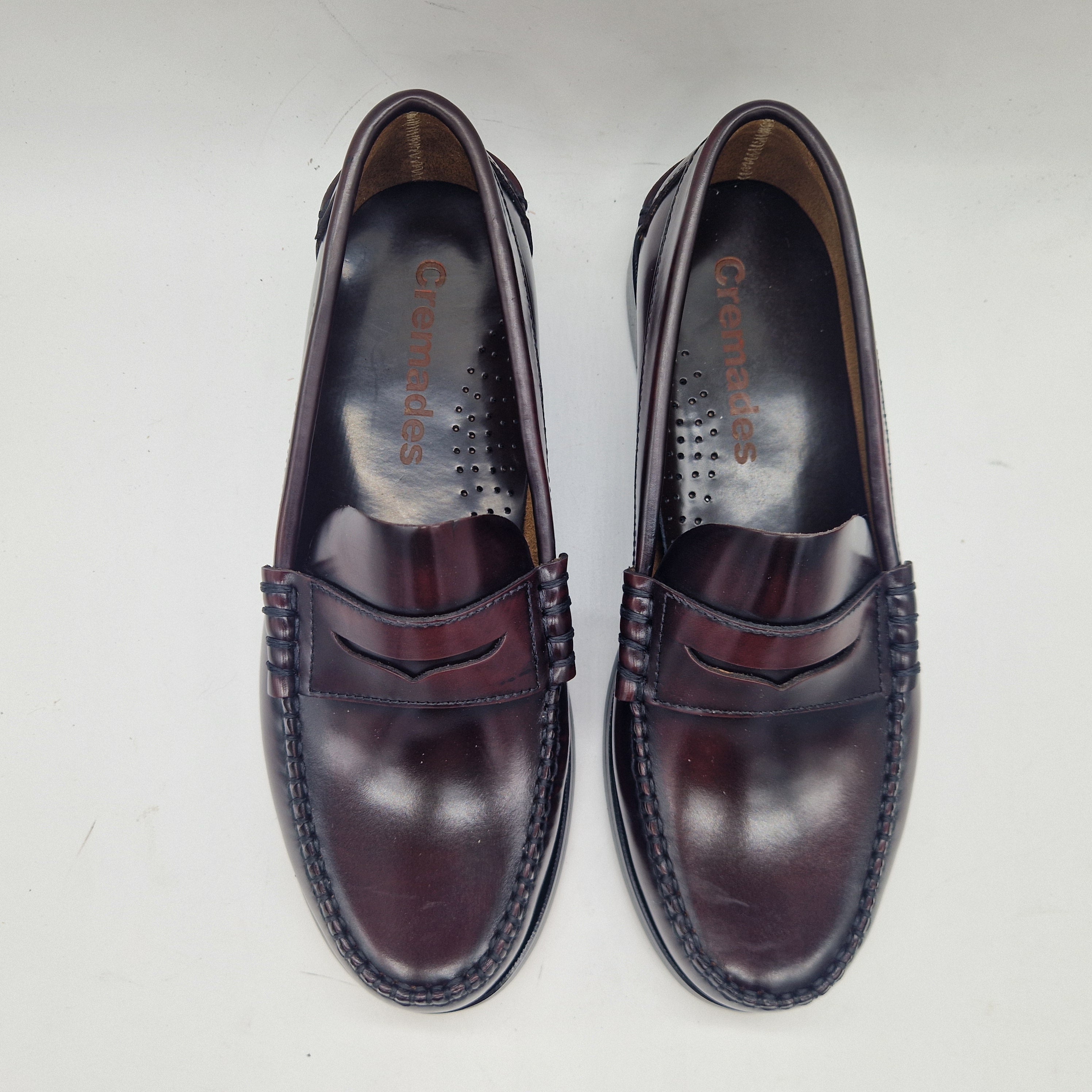 MOCASÍN EN PIEL BURDEOS - 75353