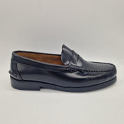 MOCASÍN EN PIEL NEGRA - 75354
