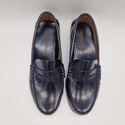 MOCASÍN EN PIEL NEGRA - 75354