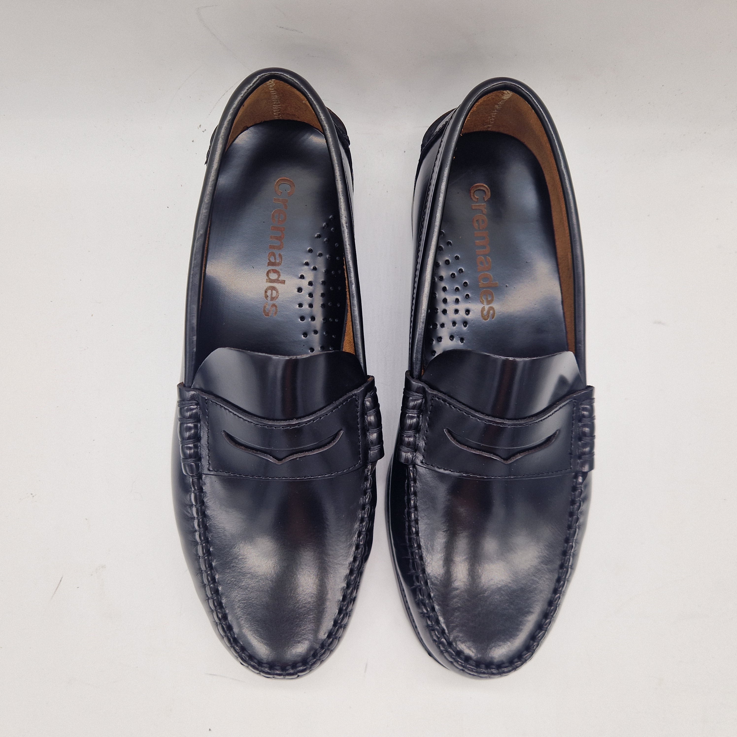 MOCASÍN EN PIEL NEGRA - 75354