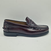 MOCASÍN EN PIEL BURDEOS - 75355