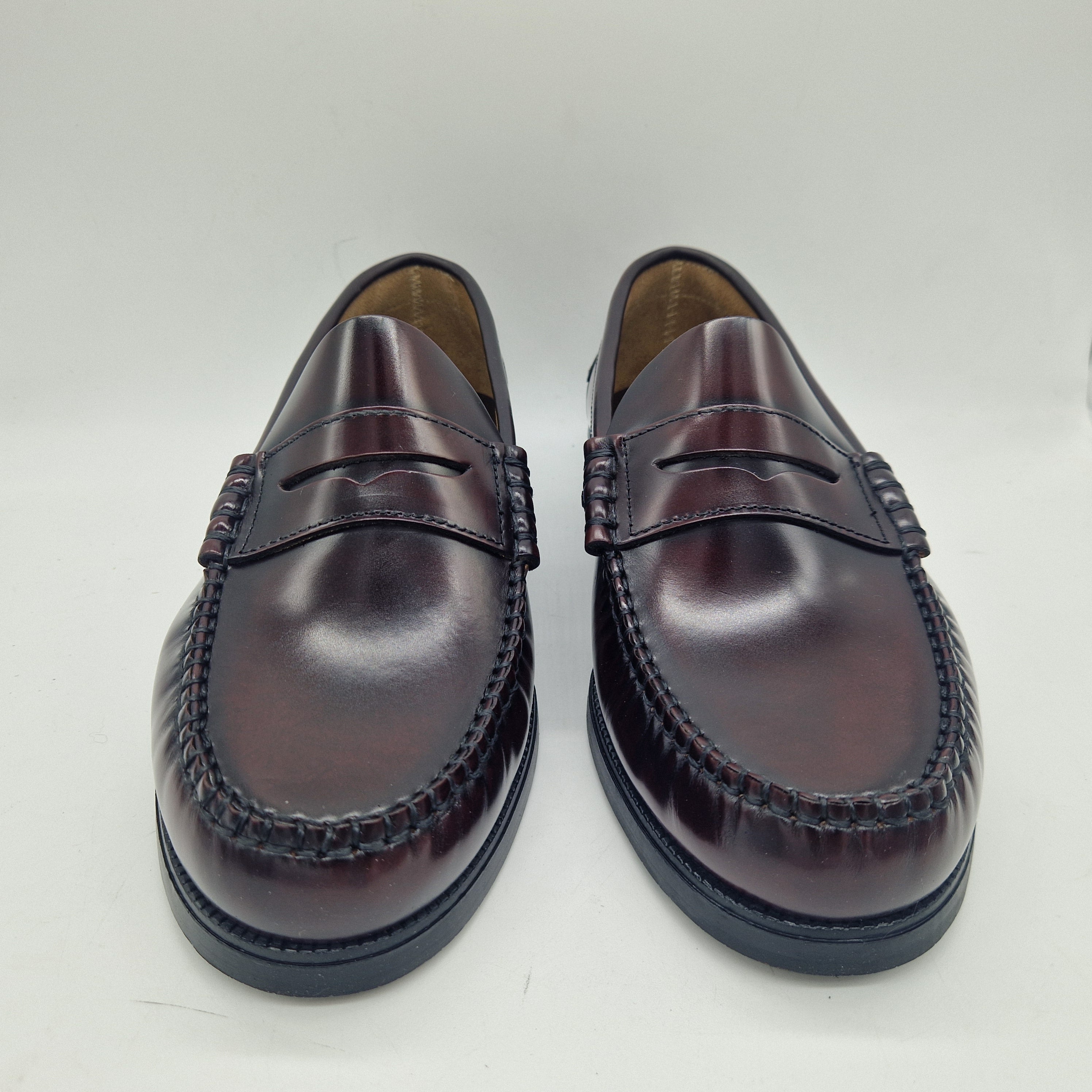 MOCASÍN EN PIEL BURDEOS - 75355