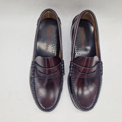 MOCASÍN EN PIEL BURDEOS - 75355