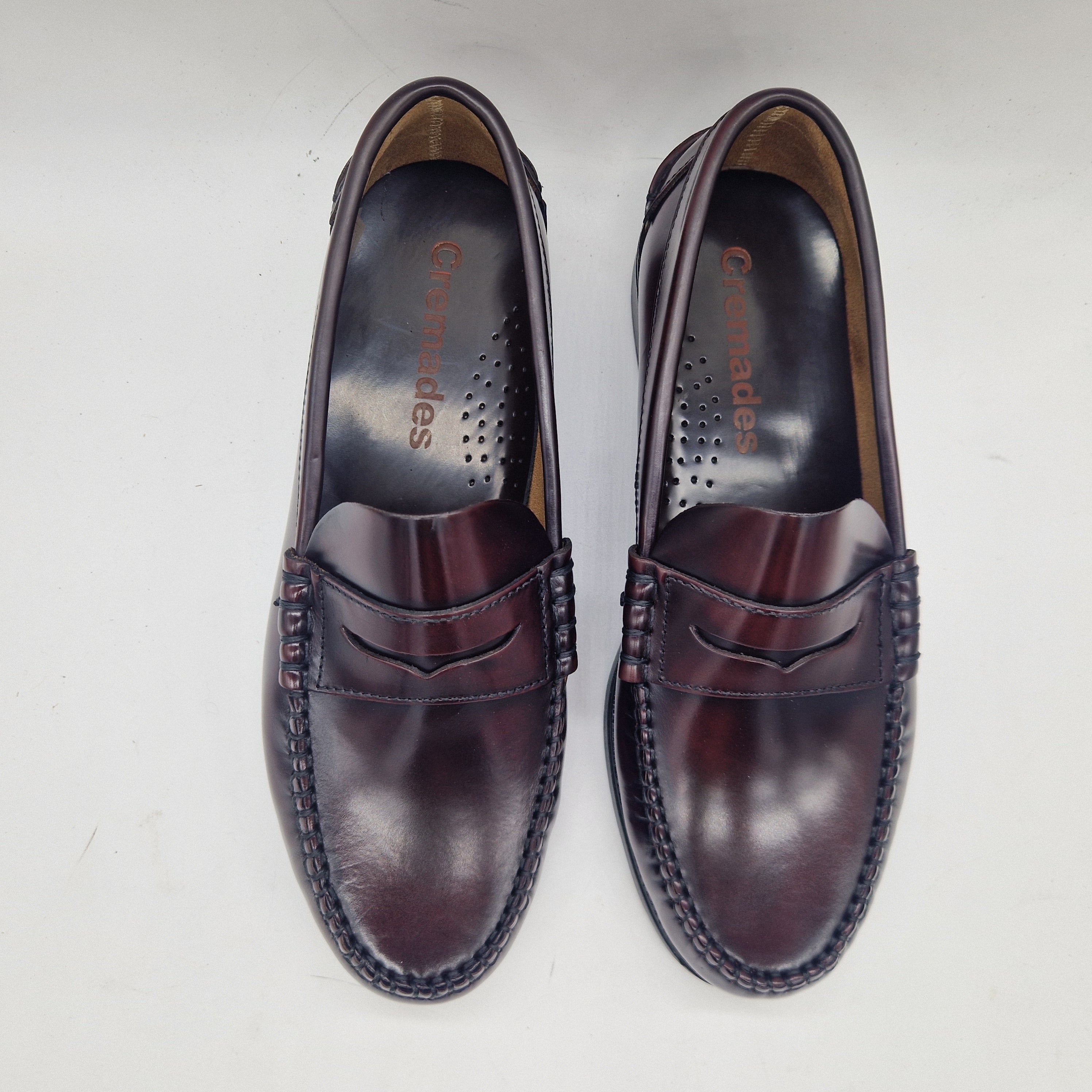 MOCASÍN EN PIEL BURDEOS - 75355