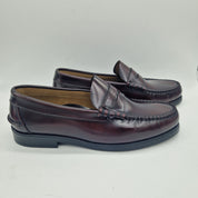 MOCASÍN EN PIEL BURDEOS - 75355