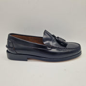 MOCASÍN EN PIEL NEGRA - 75356