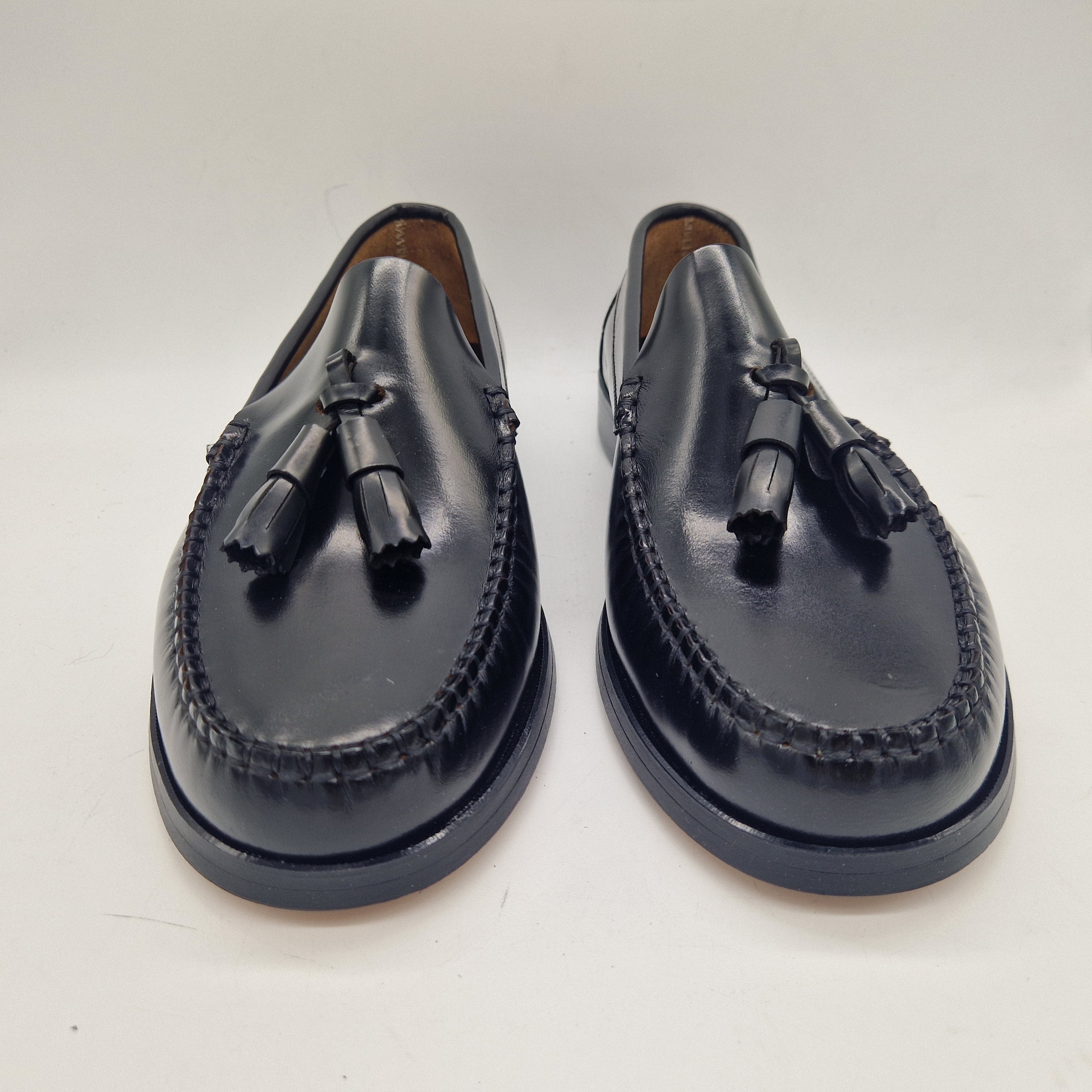 MOCASÍN EN PIEL NEGRA - 75356