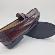 MOCASÍN EN PIEL BURDEOS - 75357