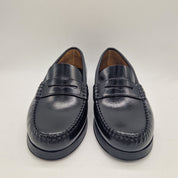 MOCASÍN EN PIEL NEGRA - 75358