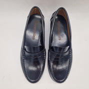 MOCASÍN EN PIEL NEGRA - 75358