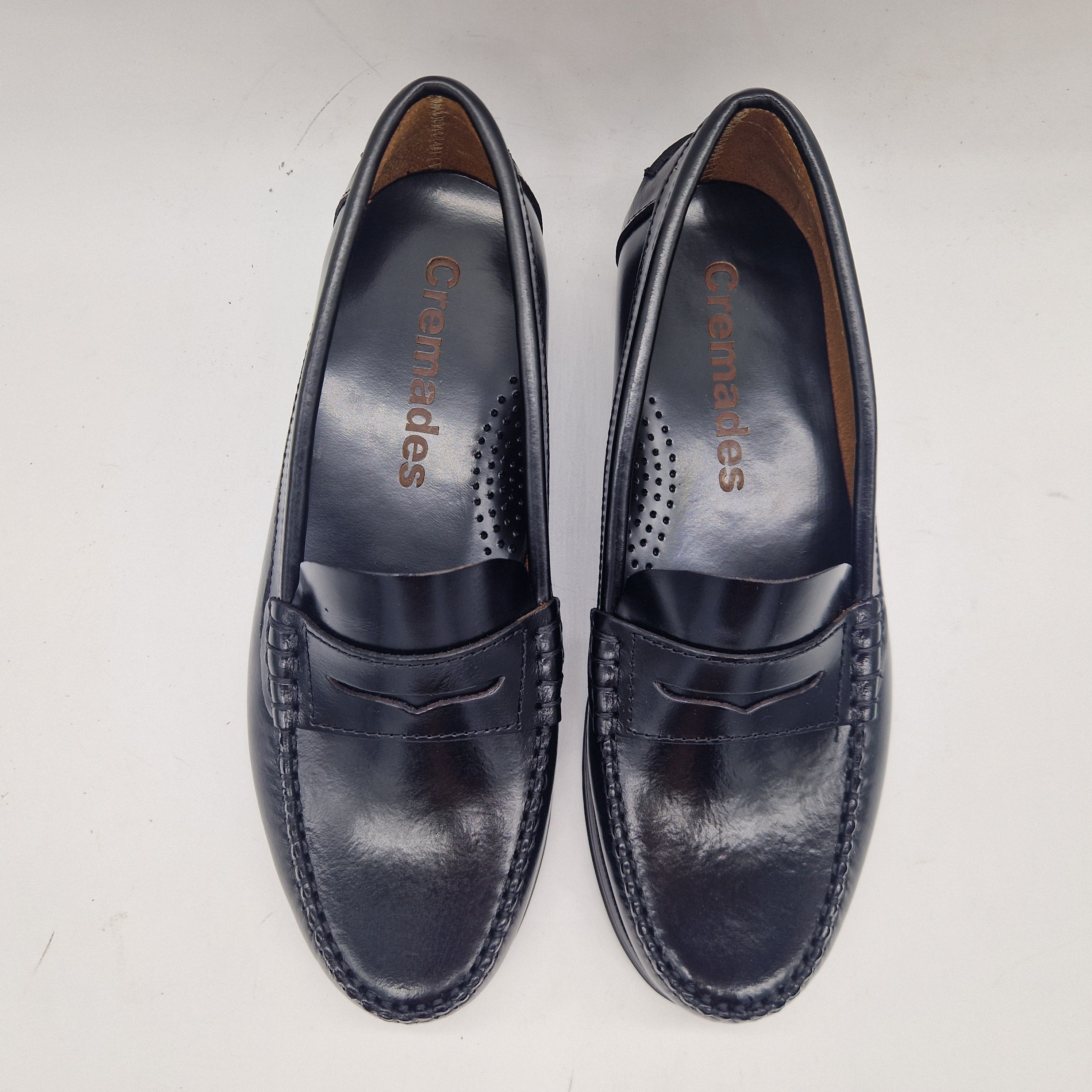 MOCASÍN EN PIEL NEGRA - 75358