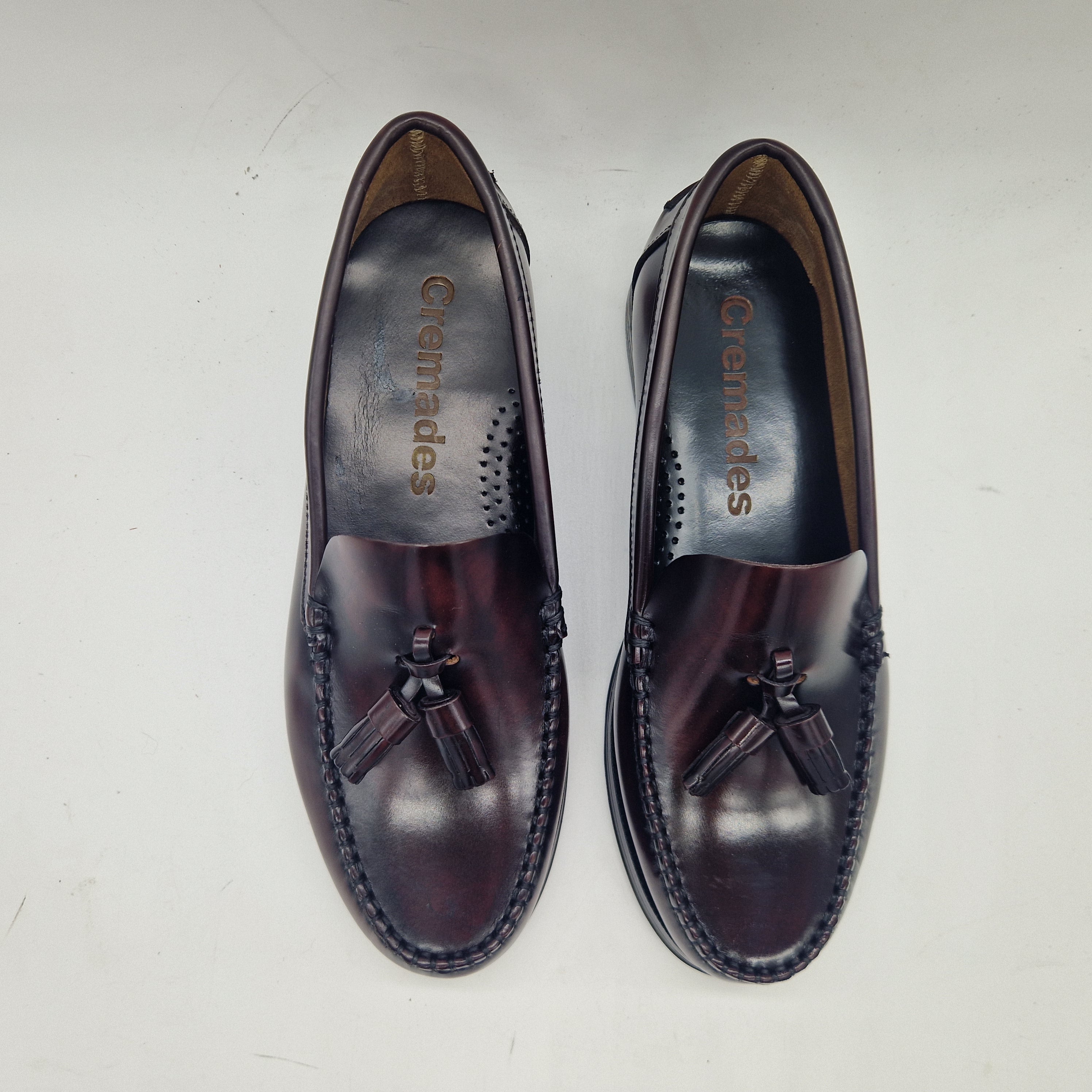MOCASÍN EN PIEL BURDEOS - 75362