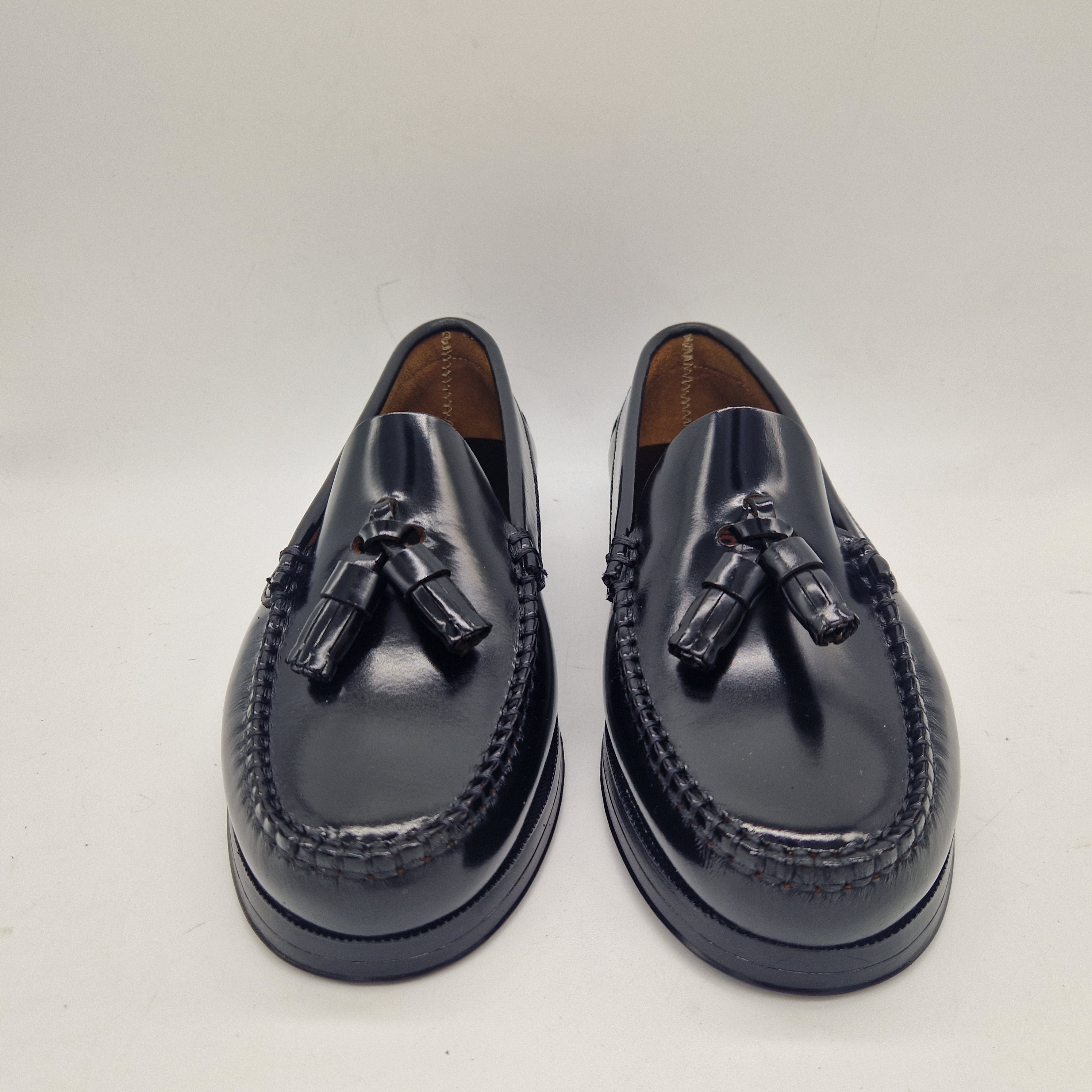 MOCASÍN EN PIEL NEGRA - 75363