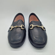 MOCASÍN EN PIEL NEGRA - 75415