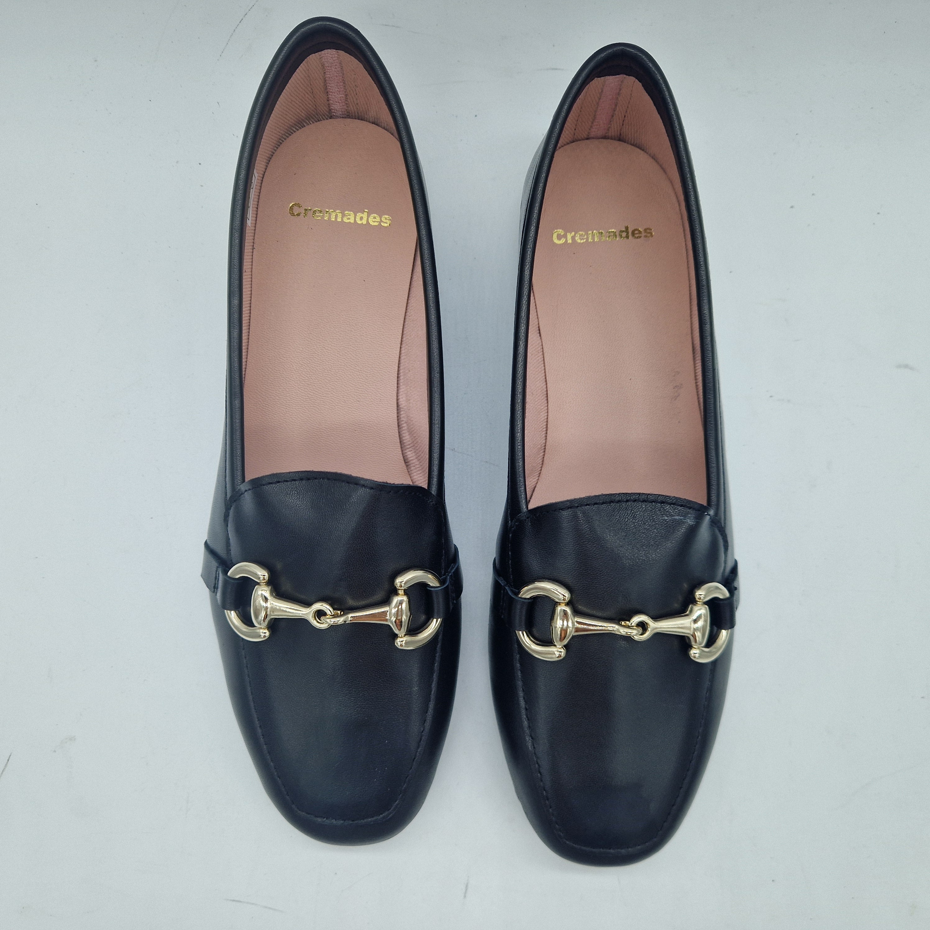 MOCASÍN EN PIEL NEGRA - 75415