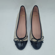 BAILARINA BLANCO ROTO Y NEGRA - 75426
