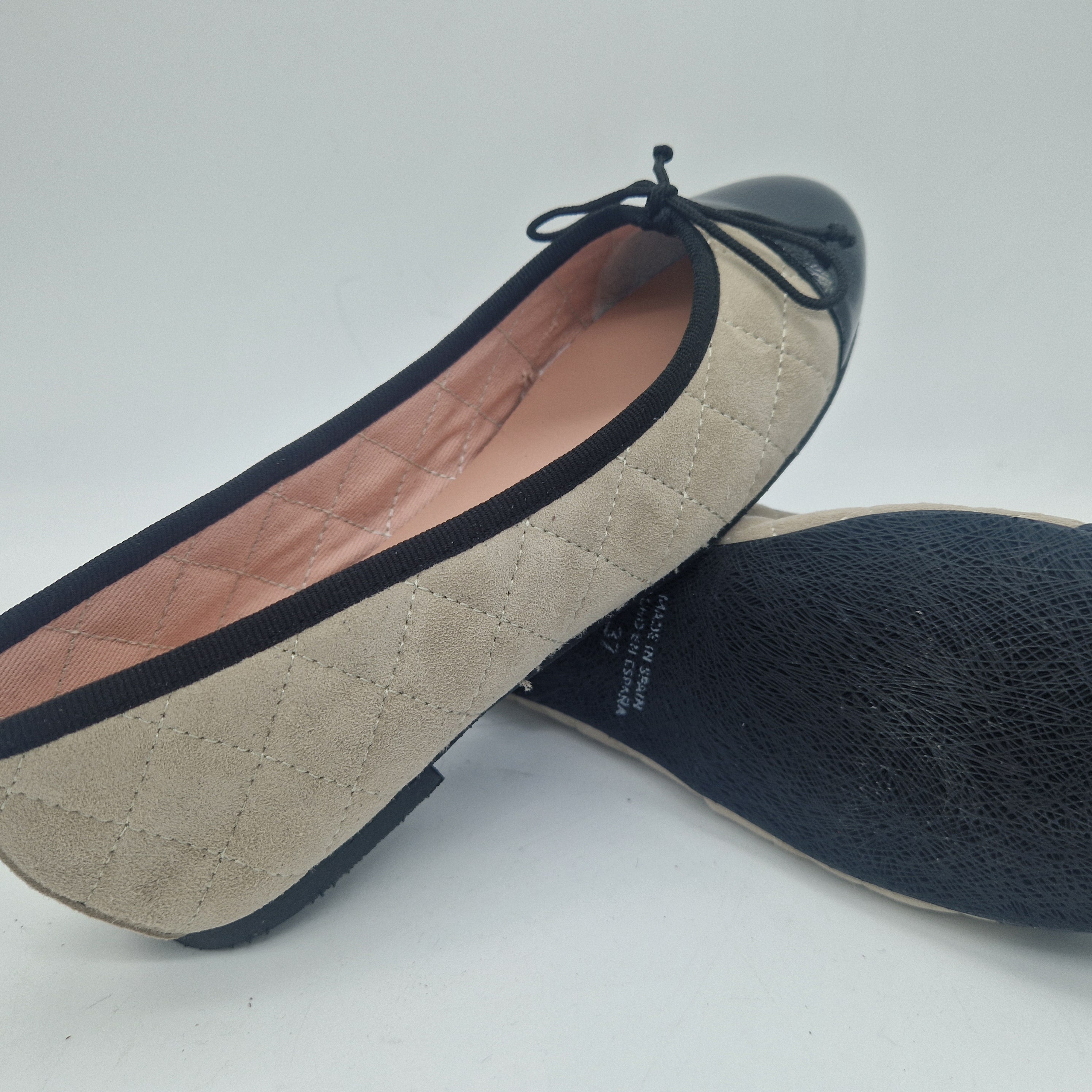 BAILARINA BLANCO ROTO Y NEGRA - 75426