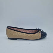 BAILARINA BEIGE Y NEGRO - 76054