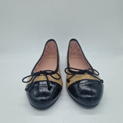 BAILARINA BEIGE Y NEGRO - 76054