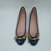 BAILARINA BEIGE Y NEGRO - 76054