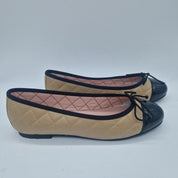 BAILARINA BEIGE Y NEGRO - 76054
