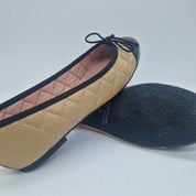 BAILARINA BEIGE Y NEGRO - 76054
